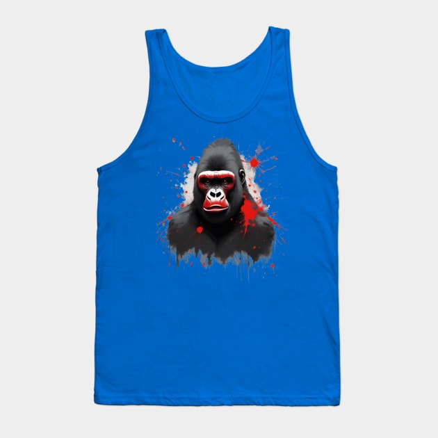 gorilla head Tank Top by designerhandsome